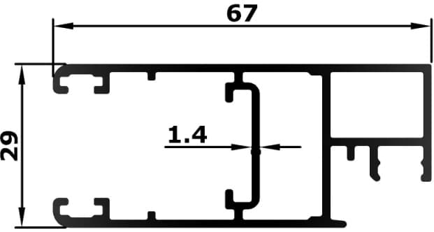 BL-29-03 - Outer frame (sill/head)