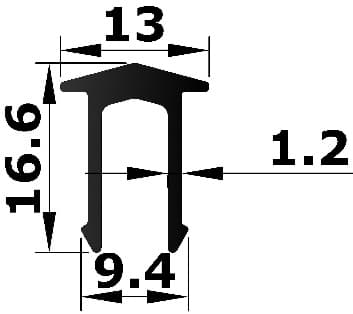 BL-29-10 - Glazing clip / bead
