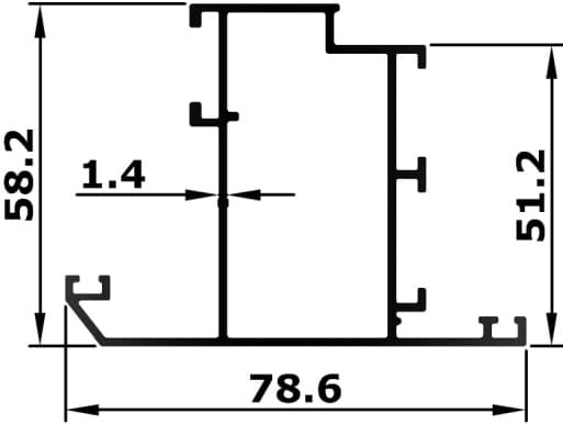 BL-50-02 - Deep outer frame