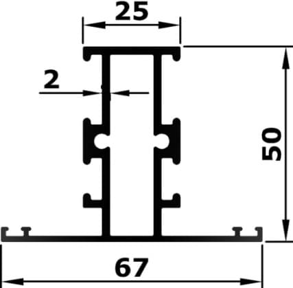 BL-50-10 - Composite frame / mullion